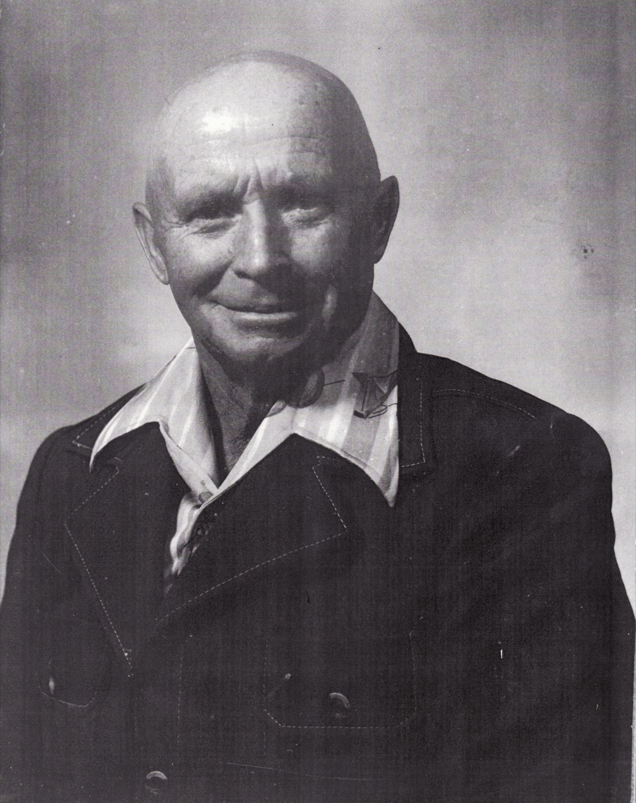 Studio portrait of Wilburn Gerald Jenkins